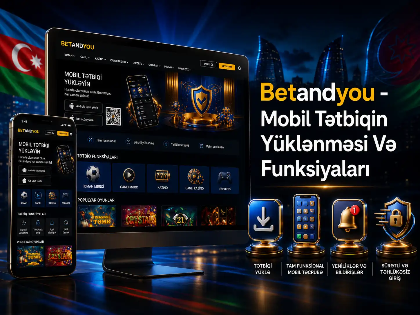 Mobil Tətbiqin Yüklənməsi Və Funksiyaları